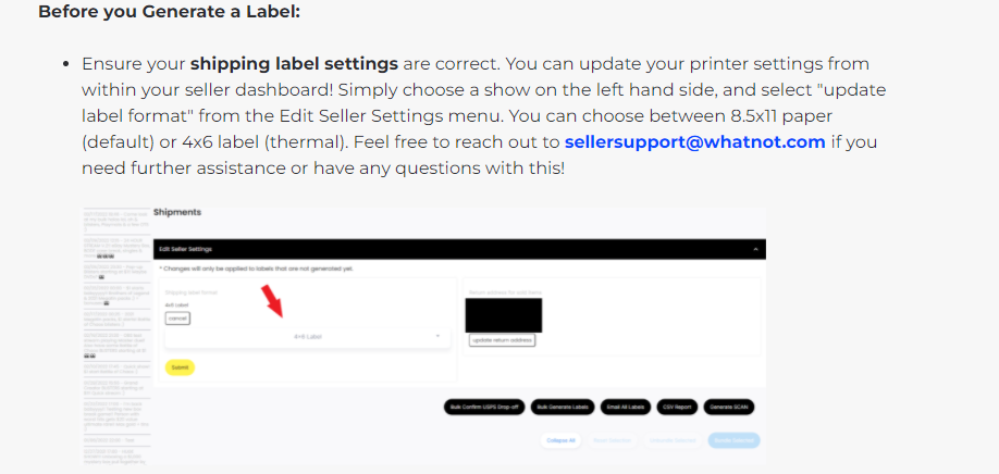 11.How to print 4x6" label from Whatnot?(图1)